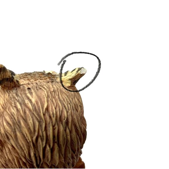 The Franklin Mint Long Eared Owl Vintage Resin Figurine - Picture 6 of 7